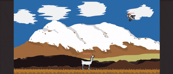 Belisario Fosca W - Llama the spitting game - LevelDesign - Gif Belisario Fosca W - Llama the spitting game - LevelDesign - Gif